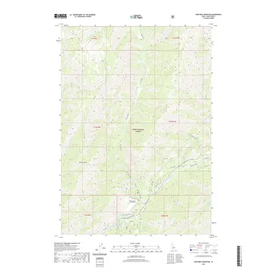 2020 Map of Eightmile Mountain, 2020 Print