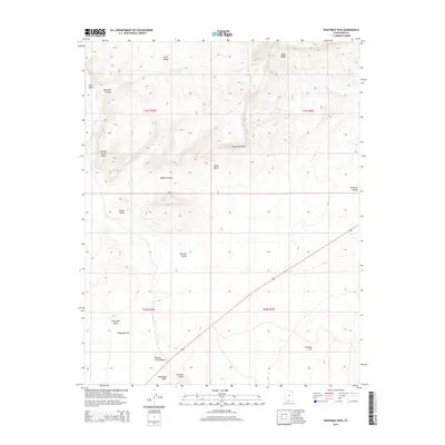 2014 Map of Eightmile Pass, 2014 Print