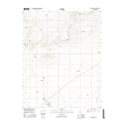 2017 Map of Eightmile Pass, 2017 Print
