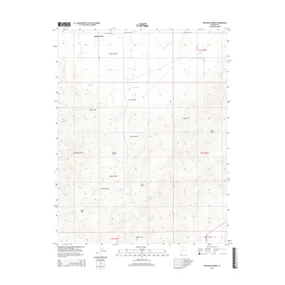 2014 Map of Eightmile Spring, 2014 Print