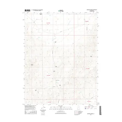 2017 Map of Eightmile Spring, 2017 Print