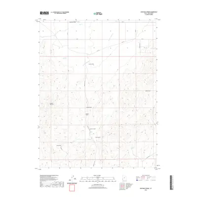 2020 Map of Eightmile Spring, 2020 Print