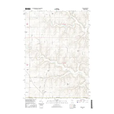 2016 Map of Eitzen, 2016 Print