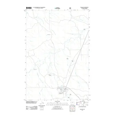 2011 Map of Ekalaka, 2011 Print