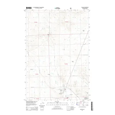 2014 Map of Ekalaka, 2014 Print