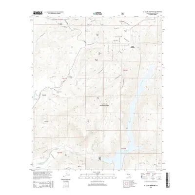 2015 Map of El Cajon Mountain, 2015 Print