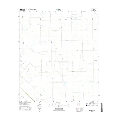 2016 Map of El Campo SE, 2016 Print