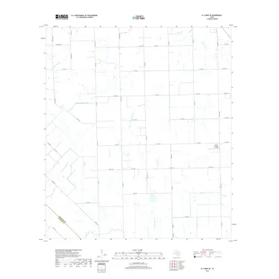 2019 Map of El Campo SE, 2019 Print