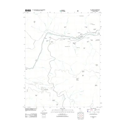 2012 Map of El Capitan, 2012 Print