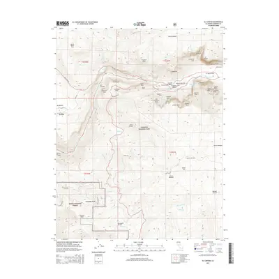 2015 Map of El Capitan, 2015 Print