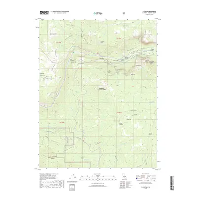 2018 Map of El Capitan, 2018 Print