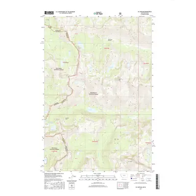 2017 Map of El Capitan, 2017 Print