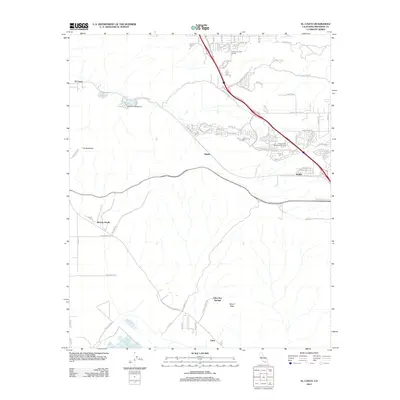 2012 Map of El Casco, 2012 Print