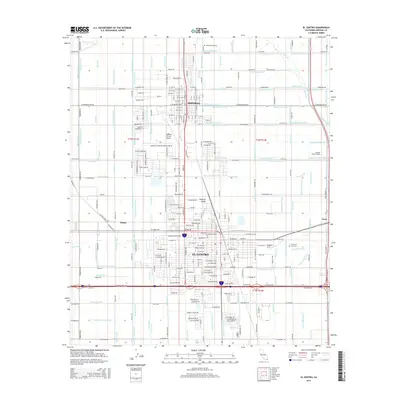 2015 Map of El Centro, 2015 Print