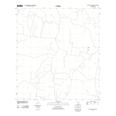 2010 Map of El Chapote Creek, 2010 Print