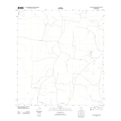 2012 Map of El Chapote Creek, 2012 Print
