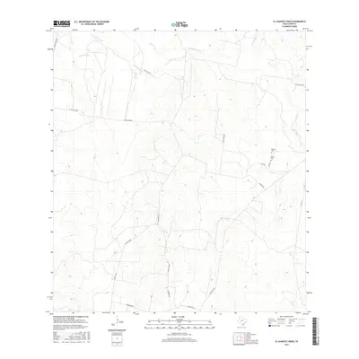 2016 Map of El Chapote Creek, 2016 Print