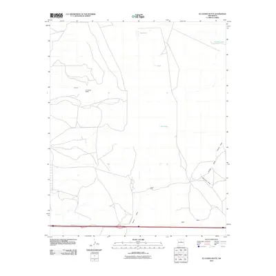2010 Map of El Cuervo Butte, 2010 Print
