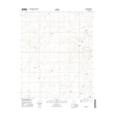 2017 Map of El Dado, 2017 Print