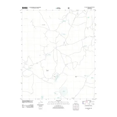 2011 Map of El Dado Mesa, 2011 Print