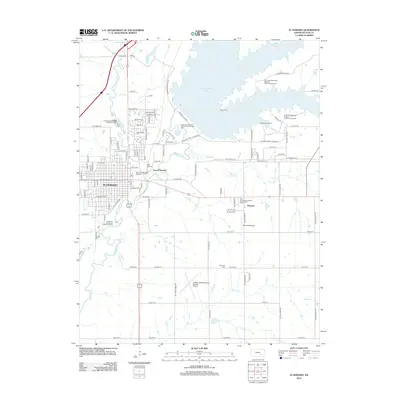 2012 Map of El Dorado, 2012 Print