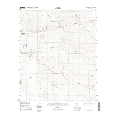 2014 Map of El Dorado East, 2014 Print