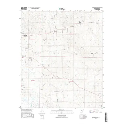 2017 Map of El Dorado East, 2017 Print