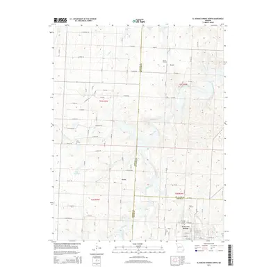 2015 Map of El Dorado Springs North, 2015 Print