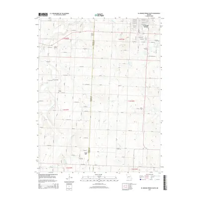 2015 Map of El Dorado Springs South, 2015 Print