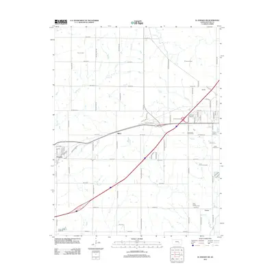 2012 Map of El Dorado SW, 2012 Print