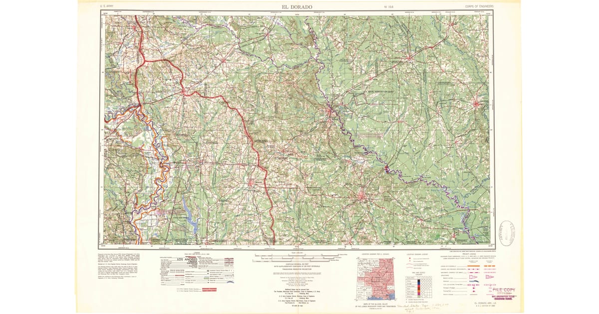 1960s Maps of Prescott, AR | Pastmaps