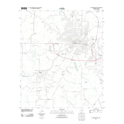 2011 Map of El Dorado West, 2011 Print