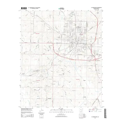 2014 Map of El Dorado West, 2014 Print