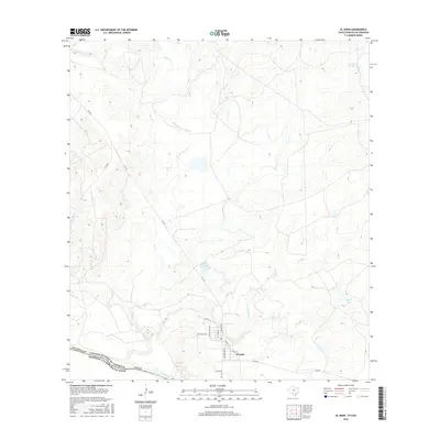 2016 Map of El Indio, 2016 Print
