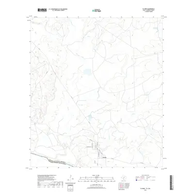 2019 Map of El Indio, 2019 Print