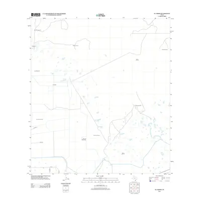 2013 Map of El Jardin, 2013 Print