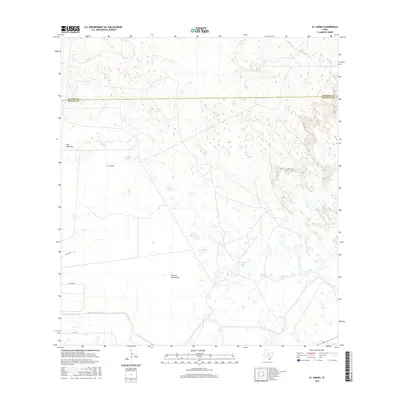 2016 Map of El Jardin, 2016 Print