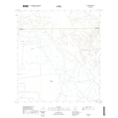 2019 Map of El Jardin, 2019 Print