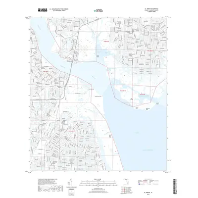 2018 Map of El Jobean, 2018 Print