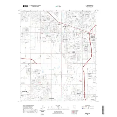 2018 Map of El Mirage, 2018 Print