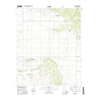 2017 Map of El Morro, 2017 Print