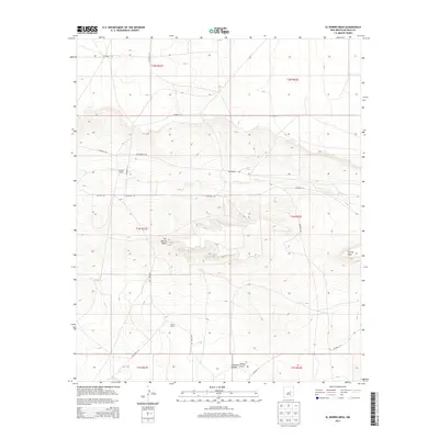 2013 Map of El Morro Mesa, 2013 Print