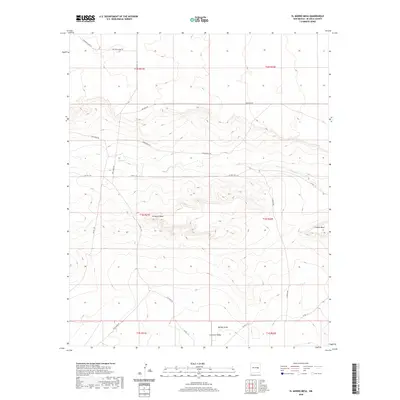 2020 Map of El Morro Mesa, 2020 Print