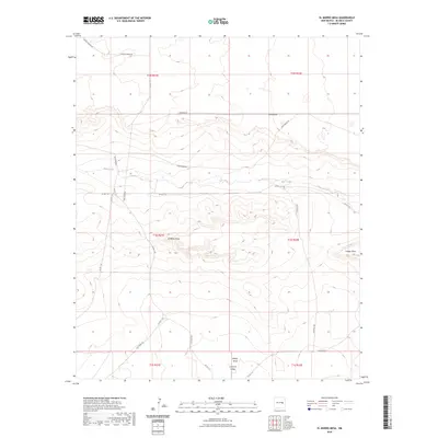 2023 Map of El Morro Mesa, 2023 Print
