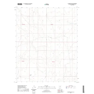2020 Map of El Morro Ranch NW, 2020 Print