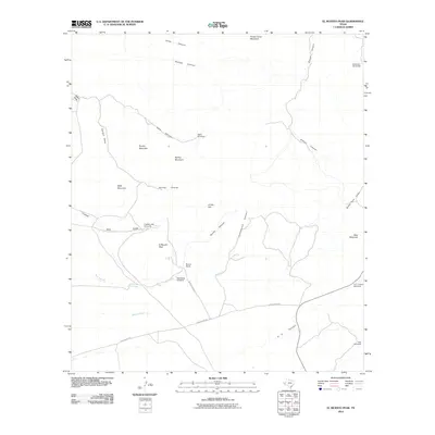 2010 Map of El Muerto Peak, 2010 Print