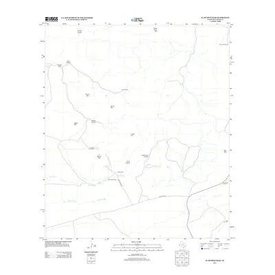 2012 Map of El Muerto Peak, 2012 Print