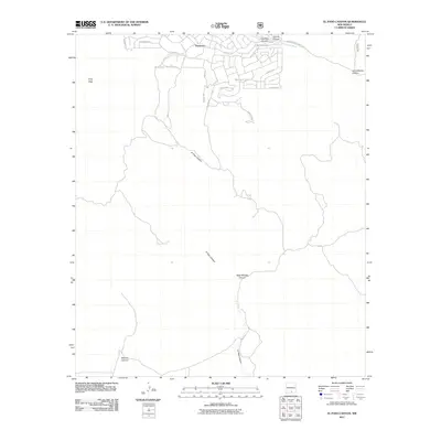 2011 Map of El Paso Canyon, 2011 Print