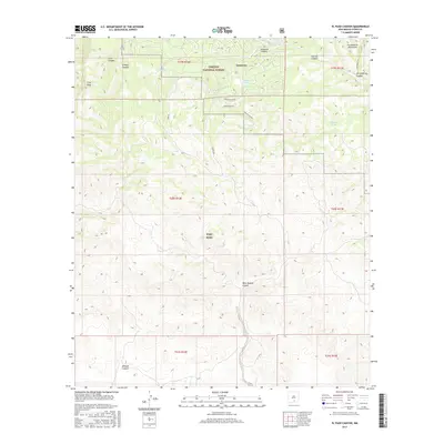 2017 Map of El Paso Canyon, 2017 Print