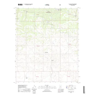 2020 Map of El Paso Canyon, 2020 Print